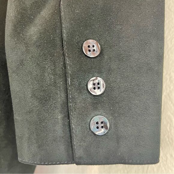 Vintage faux suede fully lined blazer EXCELLENT condition size 8 - Picture 2 of 6